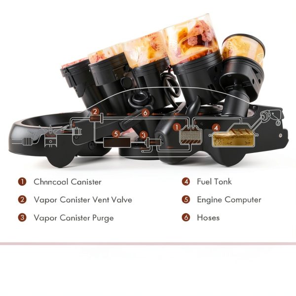 A-Premium Metal Emission Canister Purge Valve for Ford-5
