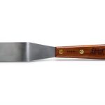 Albion Engineering Company 258-10S Classic Spatula, Stainless Steel, Hardwood Handle, 1.5" Wide Tip x 10" Long Blade-0