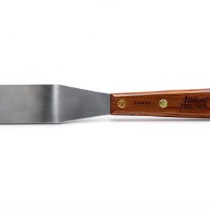 Albion Engineering Company 258-10S Classic Spatula, Stainless Steel, Hardwood Handle, 1.5" Wide Tip x 10" Long Blade-0