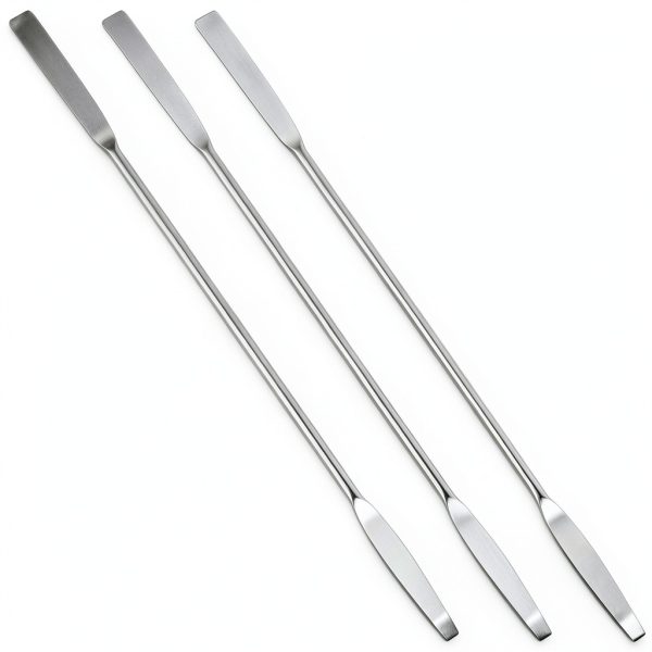 Laboratory Double-Ended Spatula by Zyghjort 3 Pack Stainless Steel-0