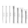 Stainless Steel Lab Spatula Set Punhung Double Ended Micro Scoop-1