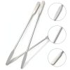 2 PCS Stainless Steel Lab Spatula, Lab Laboratory Mini Double-Ended Spatula, Lab Mini Double Ended Spatula, Micro Spatula, Semi-Micro Shovel Tapered Arrow End Flat Ends-2