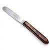 Lab Spatula Wood Handle HIGH TECH 4" Polished Stainless Steel Blade-0