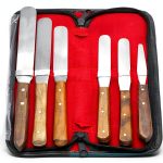 Wooden Handled Straight Spatula Set 6-Piece by AAProTools Lab Utensils-0