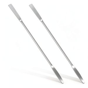 Stainless Steel Lab Spatula by QfwdfcTrenz 6.2in Double-Ended-0