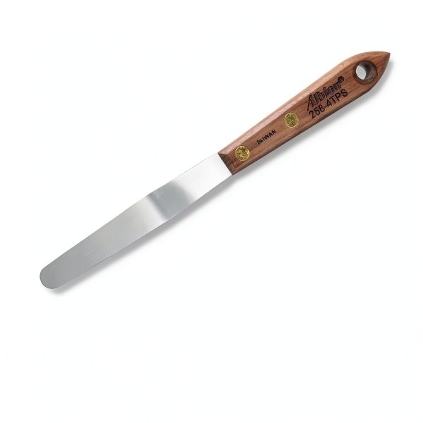 Albion 258-4TPS Classic Tapered Spatula Wood Handle-1