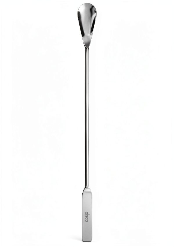 Lab Spatula Spoon 6PK EISCO Stainless Steel Polished Dual-End-1