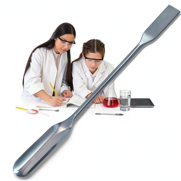 Stainless Steel Double Ended Micro Lab Scoop Spoon A2ZSCILAB 6"-5