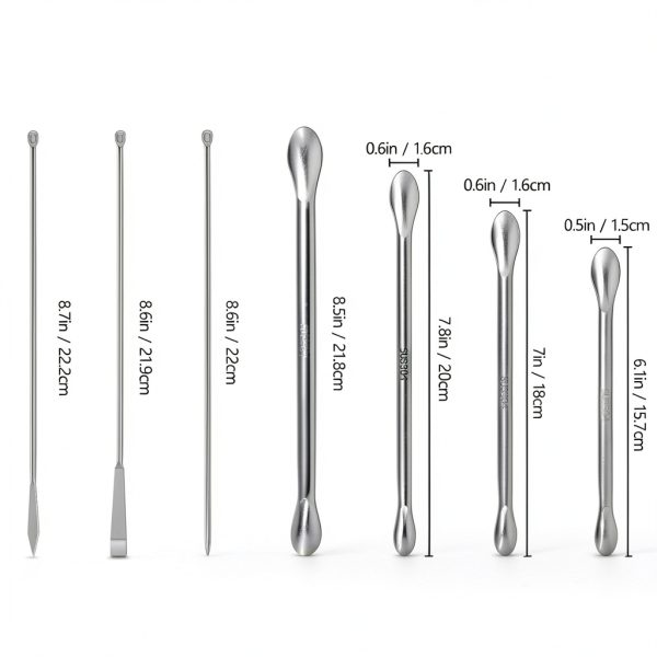 Artcome 304 Stainless Steel Tool Set 13-Piece Sampling & Measuring Kit-1