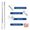 Stainless Steel Lab Spatula by QfwdfcTrenz 6.2in Double-Ended-2