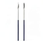 Lab Spatula AOZITA 2 Pack Micro Spoon Nickel Stainless Steel Blade D3-0