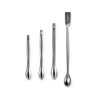 Stainless Steel Lab Spatula Set Punhung Double Ended Micro Scoop-2