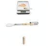 Capsule Filling Machine Kit Stainless Steel Micro Lab Scoop 4pcs-6