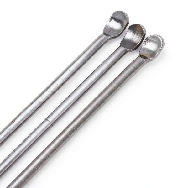 Stainless Steel Lab Spatula Set FDIO – Dual‑Head & Micro Scoop 22cm-8