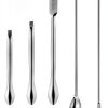 Stainless Steel Lab Spatula 22-Piece Set Mudder Double‑Sided Design-2
