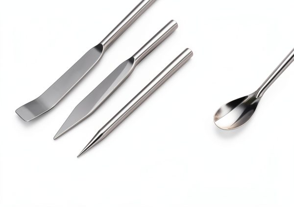 Stainless Steel Lab Spatula 22-Piece Set Mudder Double‑Sided Design-1