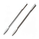 Stainless Steel Lab Spatula 2PCS Double‑Ended Mini 6.2" by MOZEAT LENS-0