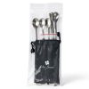 Stainless Steel Lab Spatula Set FDIO – Dual‑Head & Micro Scoop 22cm-4