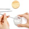 Stainless Steel Lab Spatula Sorcristy 3PCS Double Ended 5.9in Silver-5