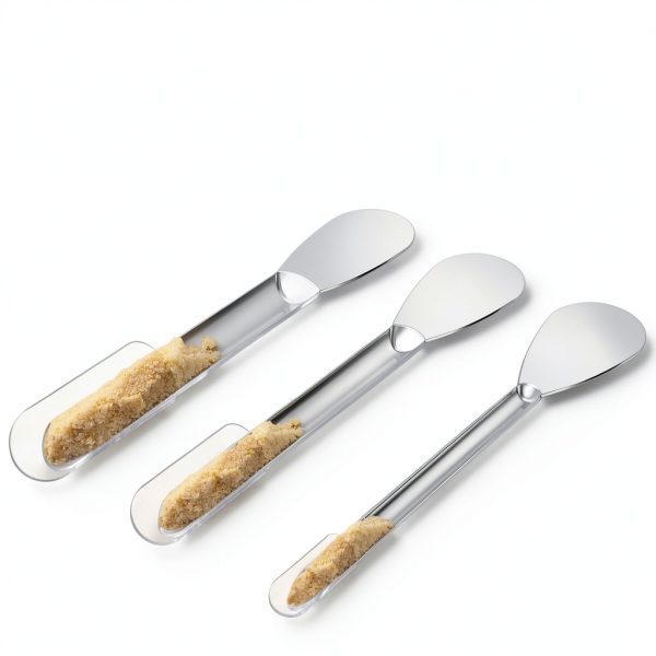 Stainless Steel Lab Spatula 25 Pcs Scoop Set with Tweezers by Foosi-4