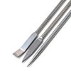 Stainless Steel Lab Spatula Set FDIO – Dual‑Head & Micro Scoop 22cm-7