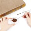 Stainless Steel Lab Spatula 2PCS Double‑Ended Mini 6.2" by MOZEAT LENS-3