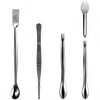 Stainless Steel Lab Spatula 25 Pcs Scoop Set with Tweezers by Foosi-2