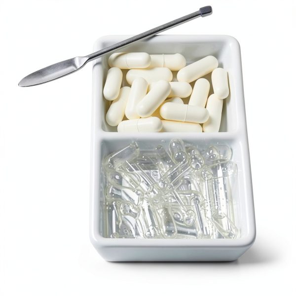 Capsule Filling Machine Kit Stainless Steel Micro Lab Scoop 4pcs-4