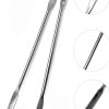 Lab Spatula CHYDST 3-Piece Stainless Steel Headed Arrow/Flat Set-2