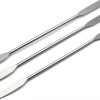 Lab Spatula CHYDST 3-Piece Stainless Steel Headed Arrow/Flat Set-0
