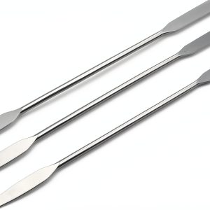 Lab Spatula CHYDST 3-Piece Stainless Steel Headed Arrow/Flat Set-0