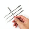 Stainless Steel Lab Spatula 4PCS Double Ended Mini Set QidaiaLuck 6in-2